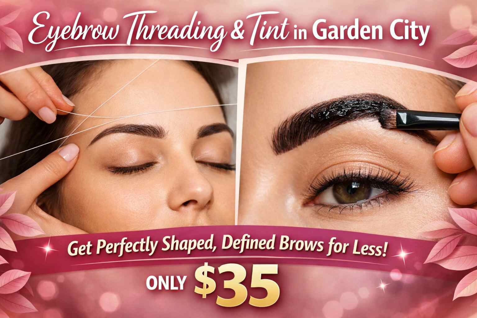 Eyebrow Threading and Tint in Garden City