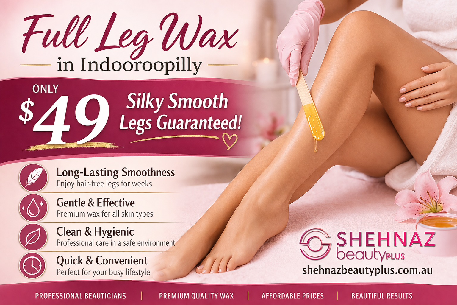 Full Leg Wax in Indooroopilly Only $49