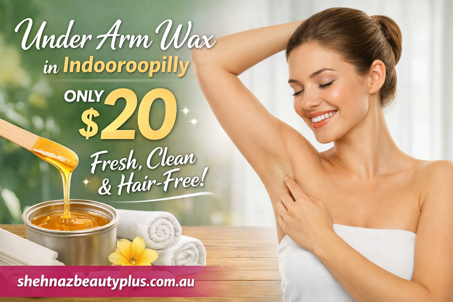 Under Arm Wax in Indooroopilly