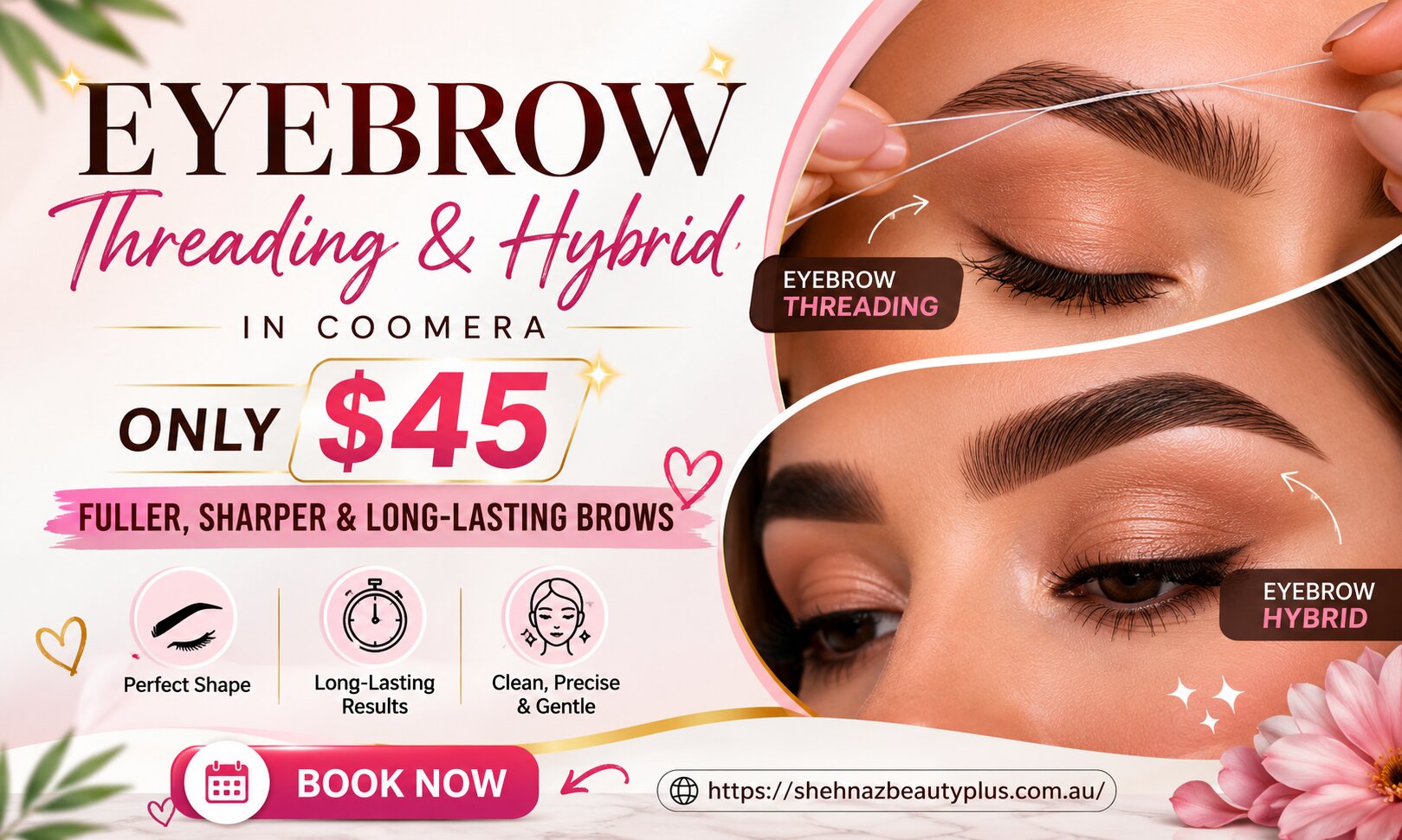 Eyebrow Threading and Hybrid in Coomera