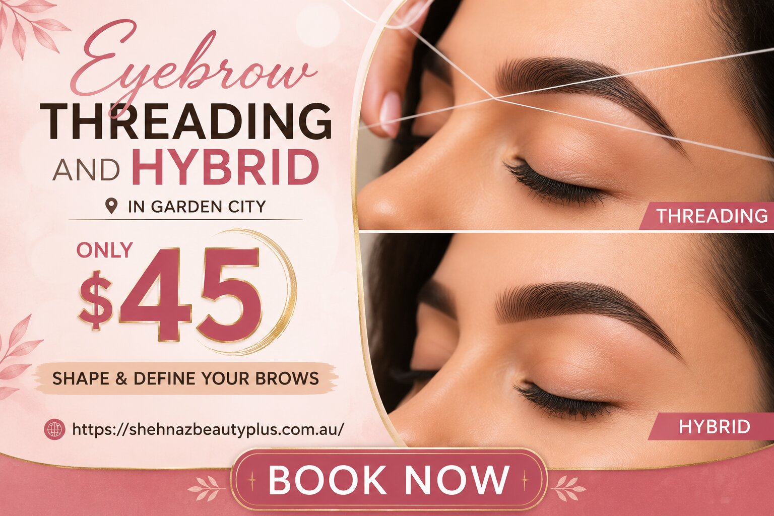 Eyebrow Threading and Hybrid in Garden City