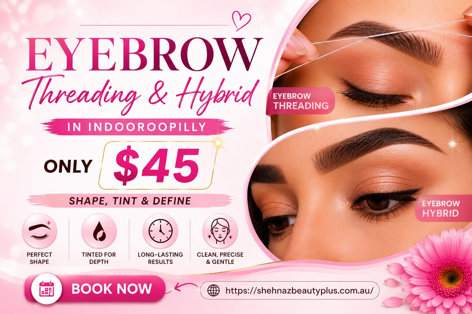 Eyebrow Threading and Hybrid in Indooroopilly