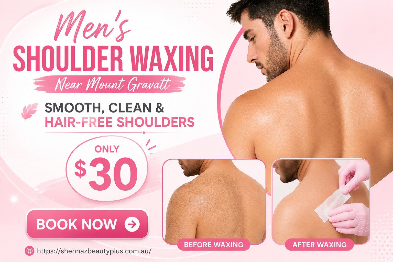 Men’s Shoulder Waxing Near Mount Gravatt