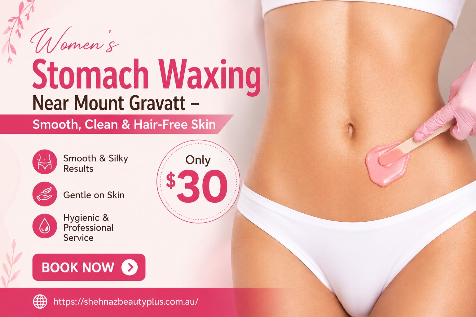 Women’s Stomach Waxing Near Mount