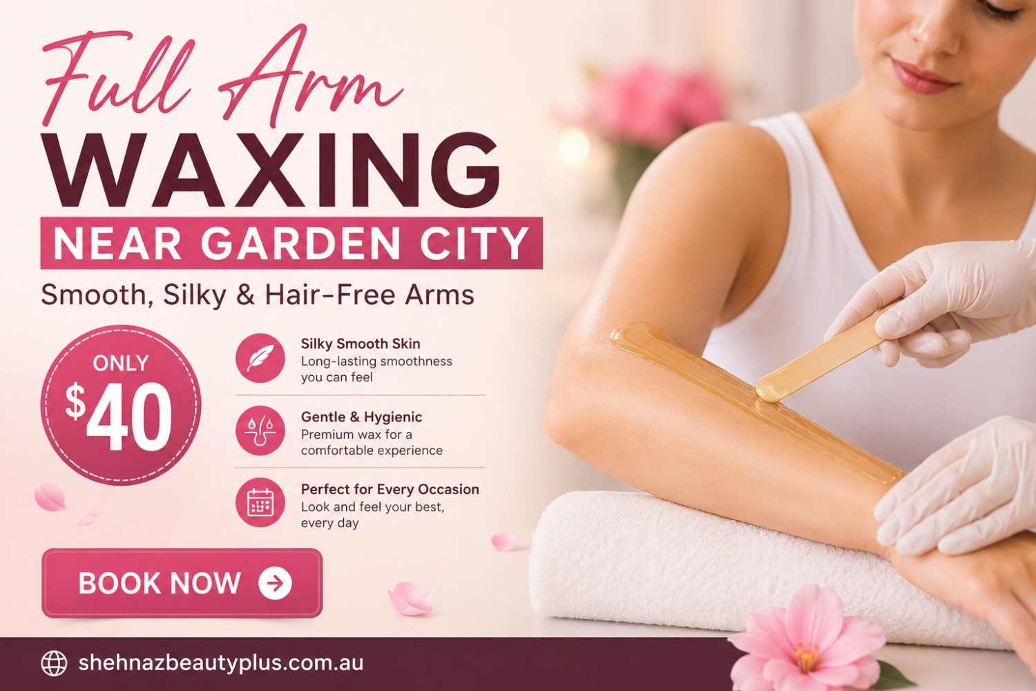 Full Arm Waxing Near Garden City
