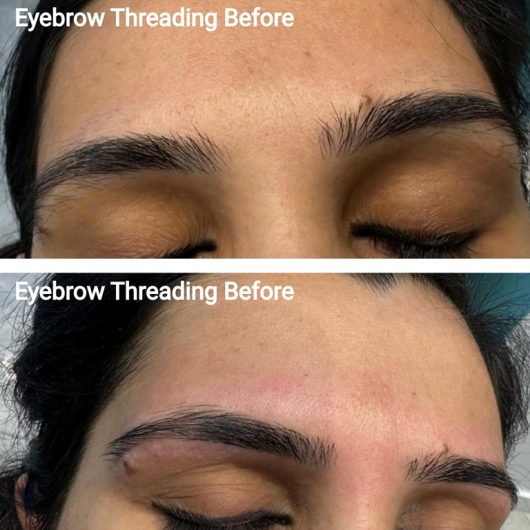 Eyebrow threading