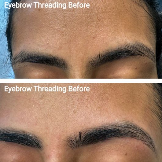 Eyebrow threading