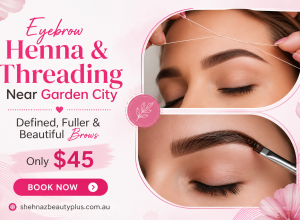 Eyebrow Henna and Threading Near Garden City