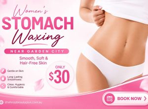 Women’s Stomach Waxing Near Garden City
